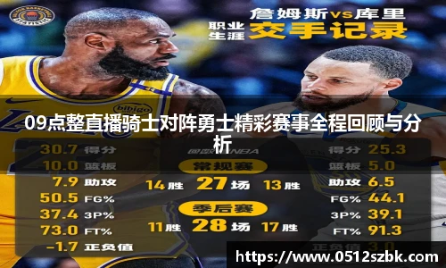 09点整直播骑士对阵勇士精彩赛事全程回顾与分析